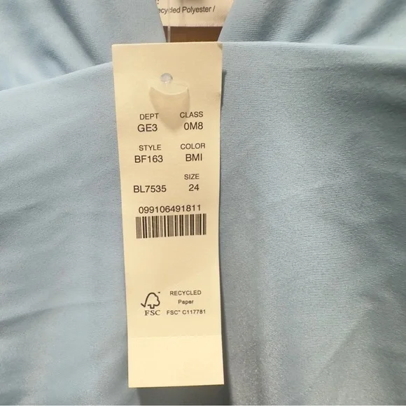 NWT J Crew swimsuit vneck one piece - Picture 5 of 5